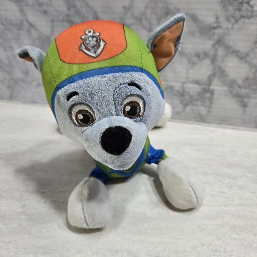 Paw Patrol Plush Rocky 2016 Spin Masters 6" Stuffed Dog‎ Toy Tv Series